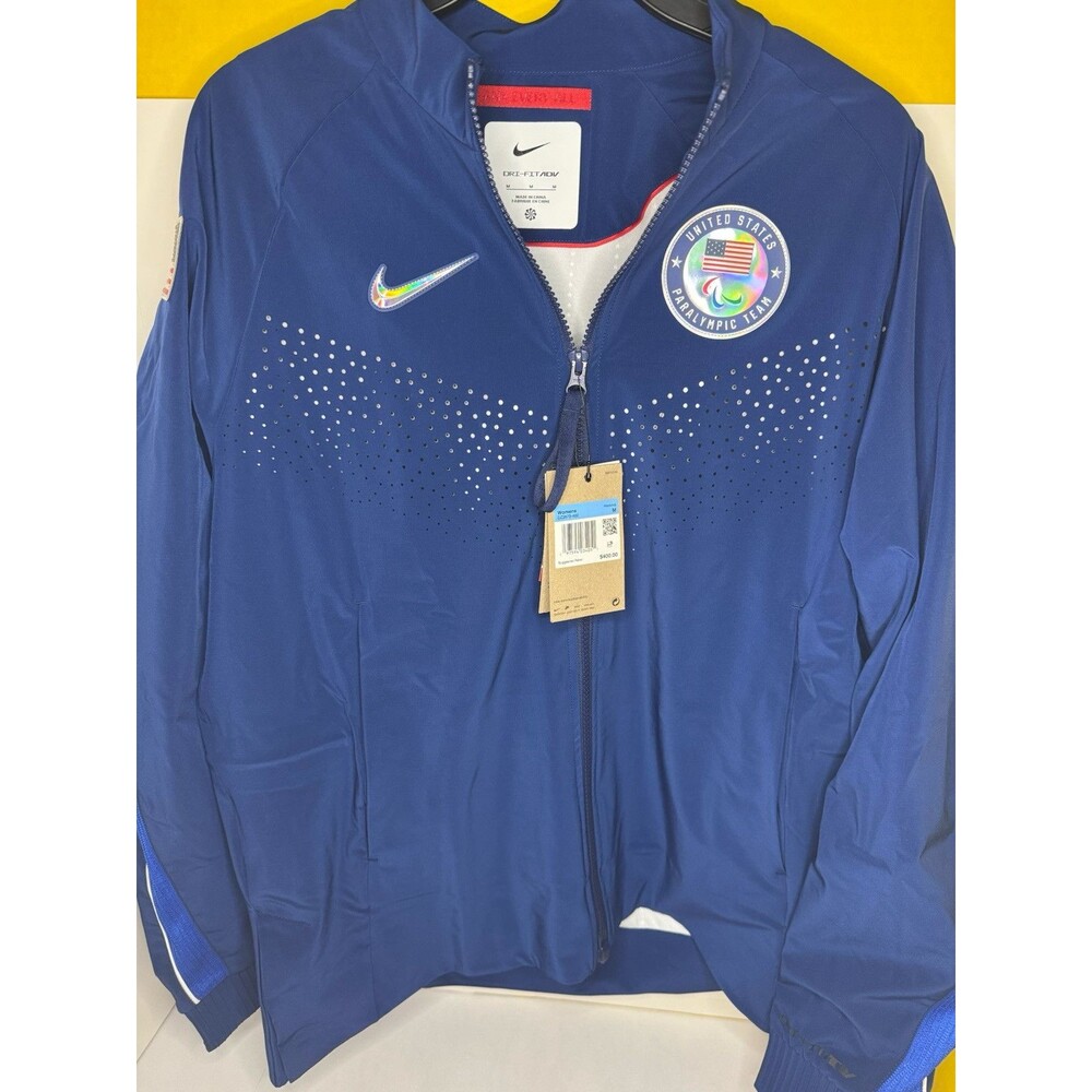$400 Nike Women’s Medium Paris 2024 Team Issued USA Paralympic Podium Jacket